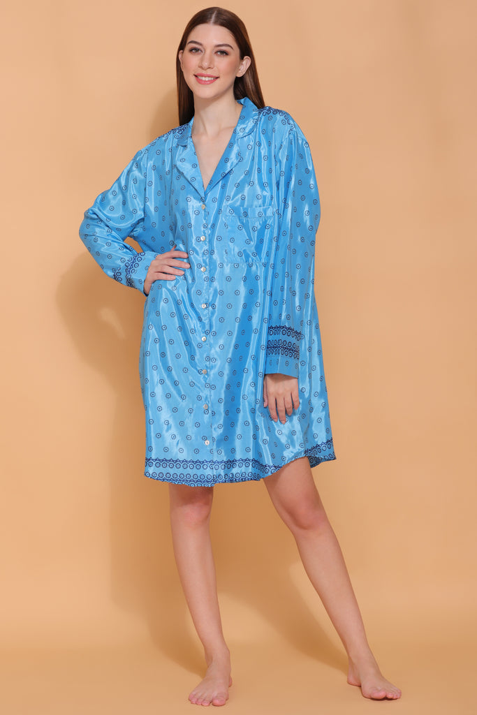 Recycled Silk Sari Nightshirt 046