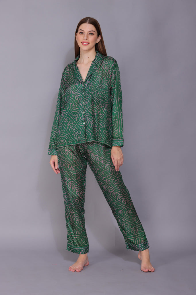 Recycled Silk Sari Pyjamas 018