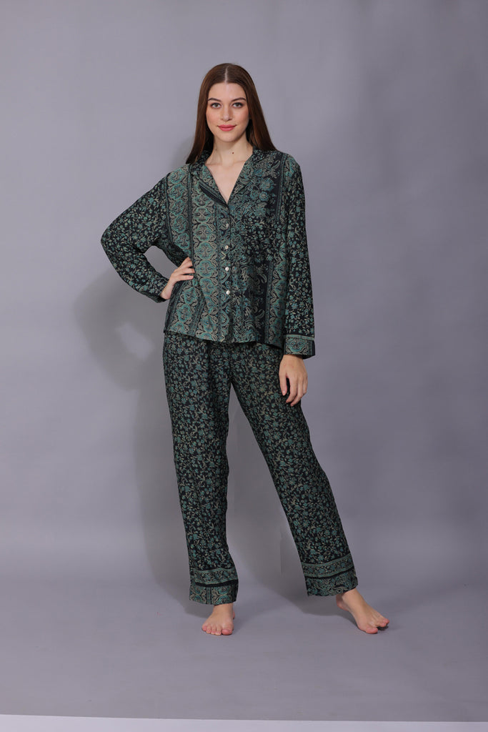 Recycled Silk Sari Pyjamas 023