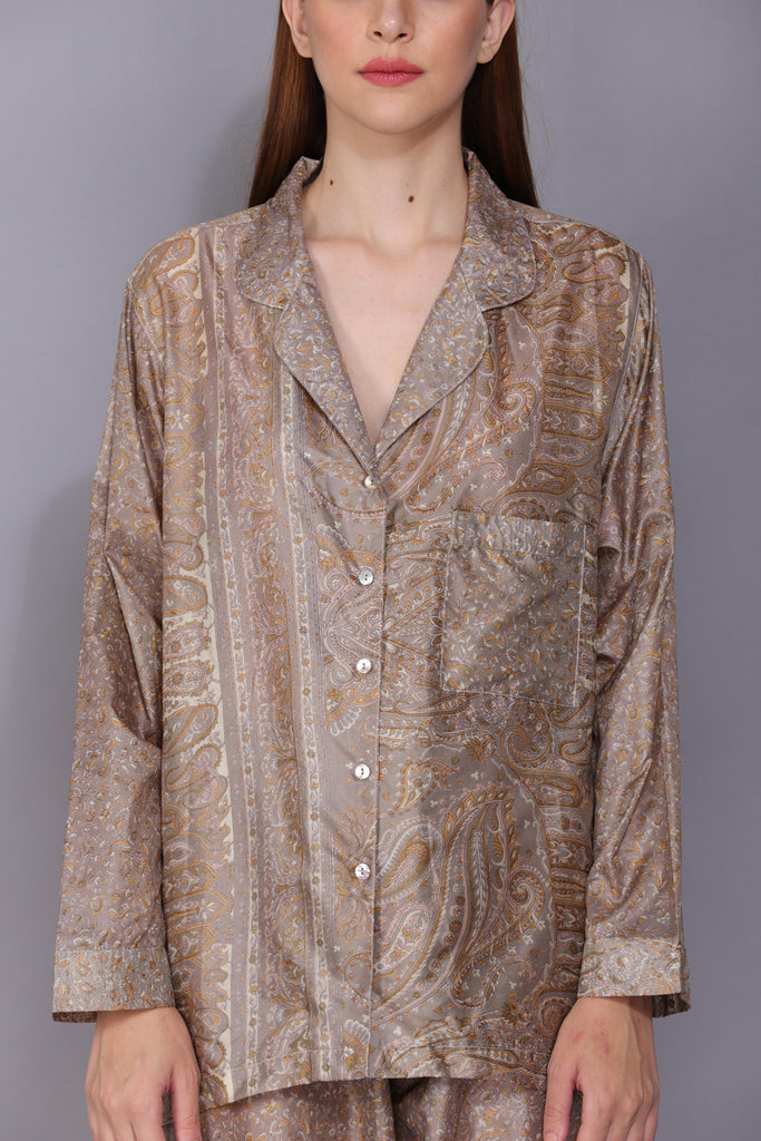 Recycled Silk Sari Pyjamas 041