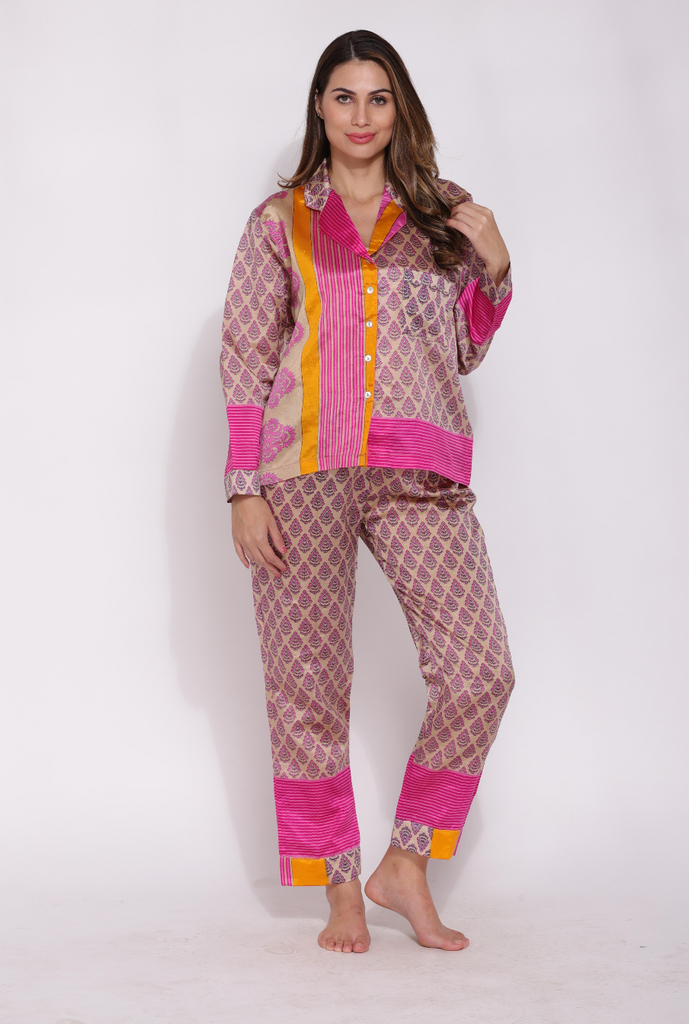 Recycled Silk Sari Pyjamas 008