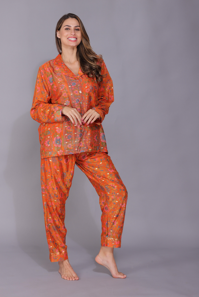 Recycled Silk Sari Pyjamas 027