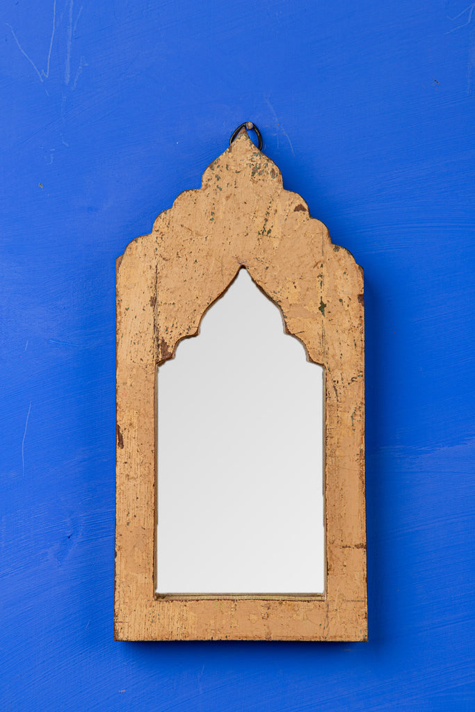 Vintage Arched Wooden Mirror -149