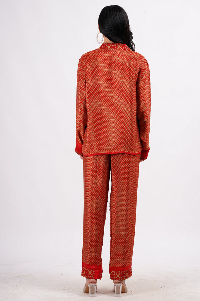 Recycled Silk Sari Pyjamas (Small / Medium)111