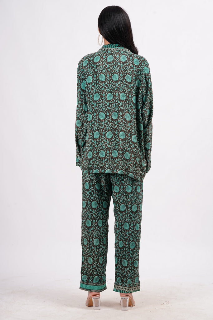 Recycled Silk Sari Pyjamas (Medium/Large) 266