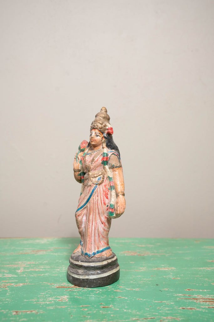 Vintage Terracotta Indian Sacred God - 113 - W:12cm D:8cm H:24cm