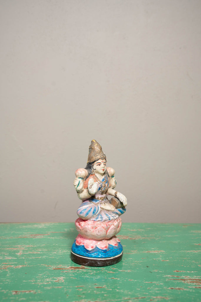 Vintage Terracotta Indian Sacred God - 109 - W:13cm D:7cm H:18cm