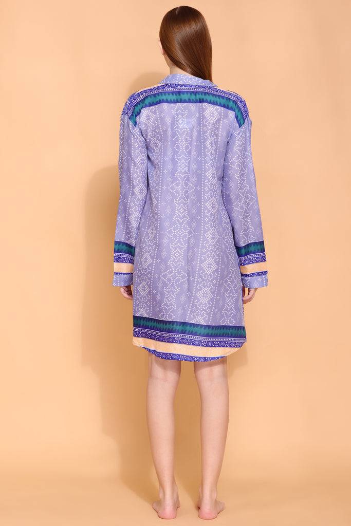 Recycled Silk Sari Nightshirt 031