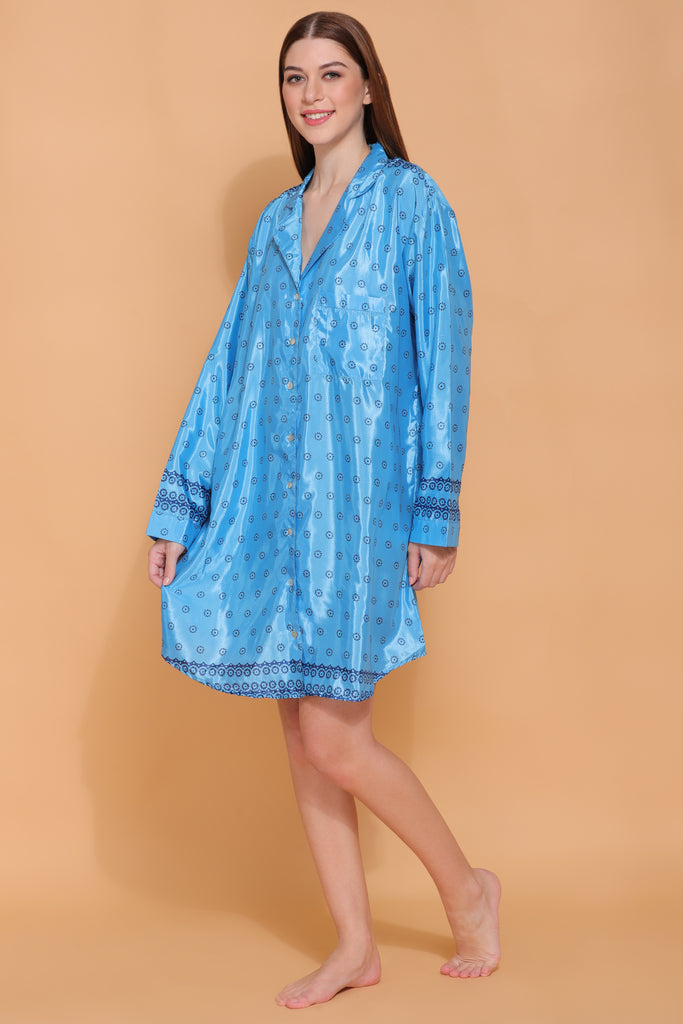 Recycled Silk Sari Nightshirt 046