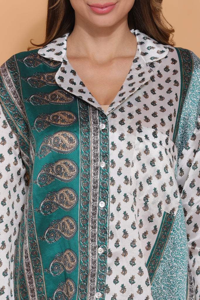 Recycled Silk Sari Nightshirt 045