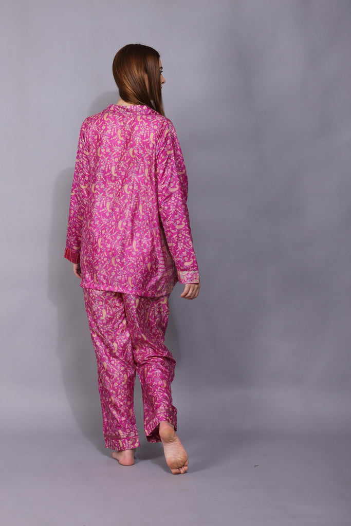 Recycled Silk Sari Pyjamas 037