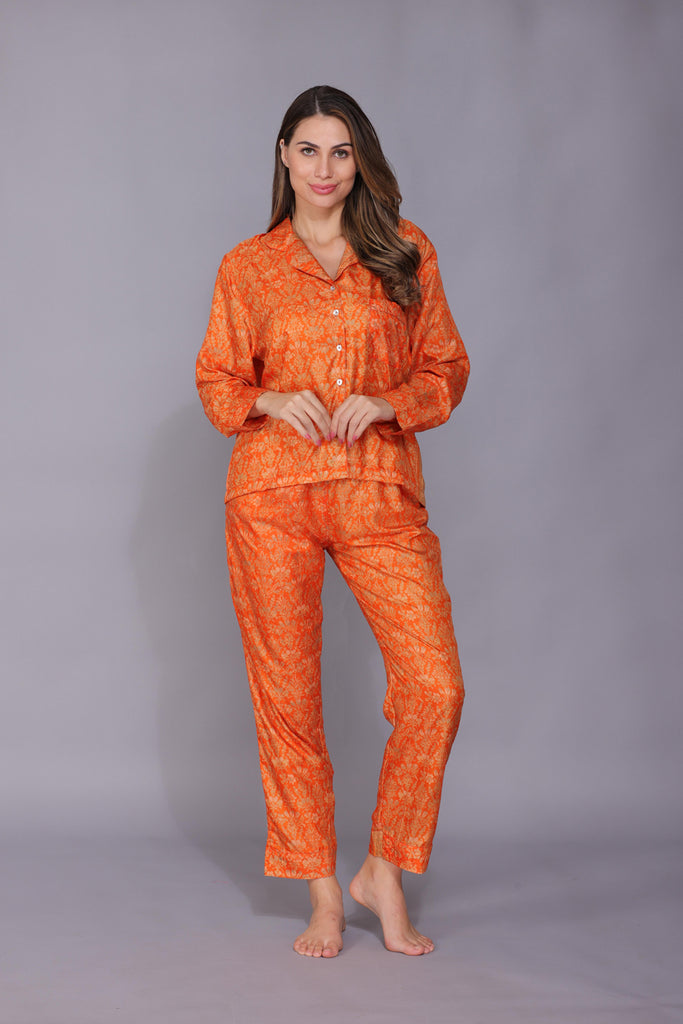 Recycled Silk Sari Pyjamas 022
