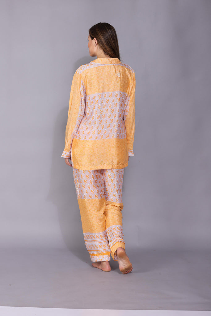 Recycled Silk Sari Pyjamas 042