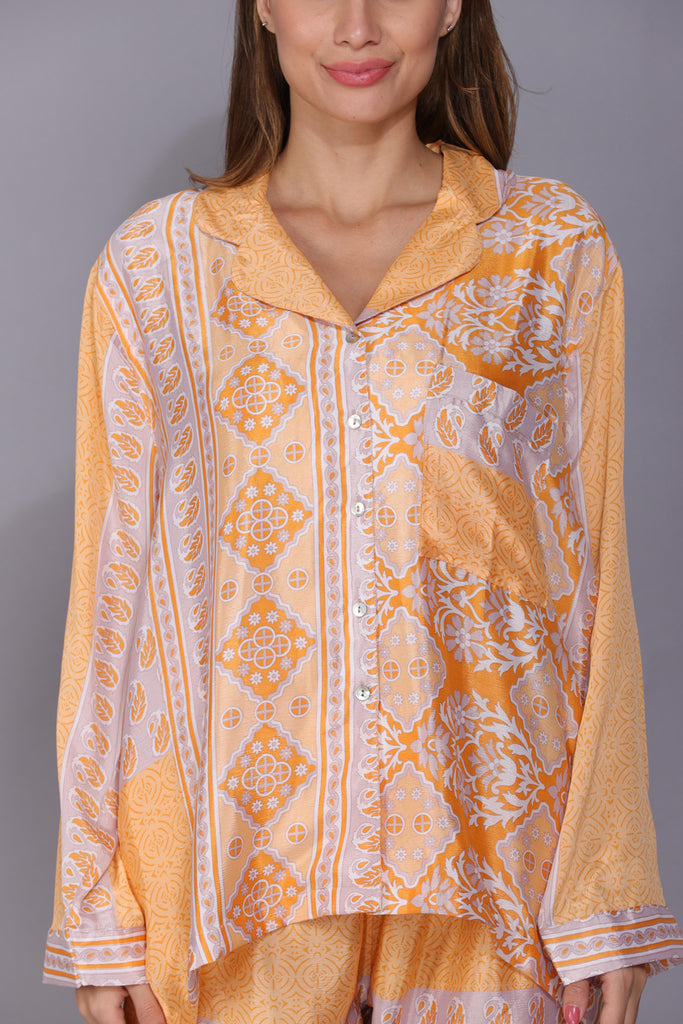 Recycled Silk Sari Pyjamas 042