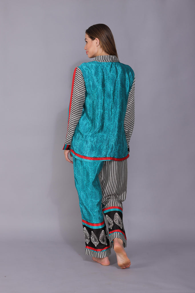 Recycled Silk Sari Pyjamas 047