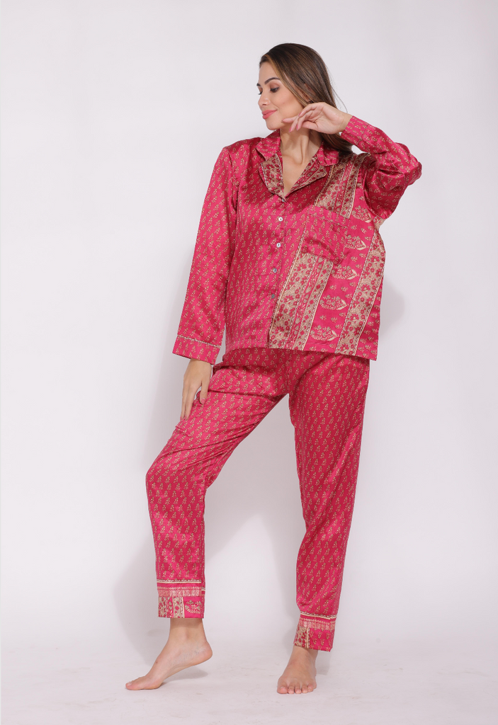Recycled Silk Sari Pyjamas 009