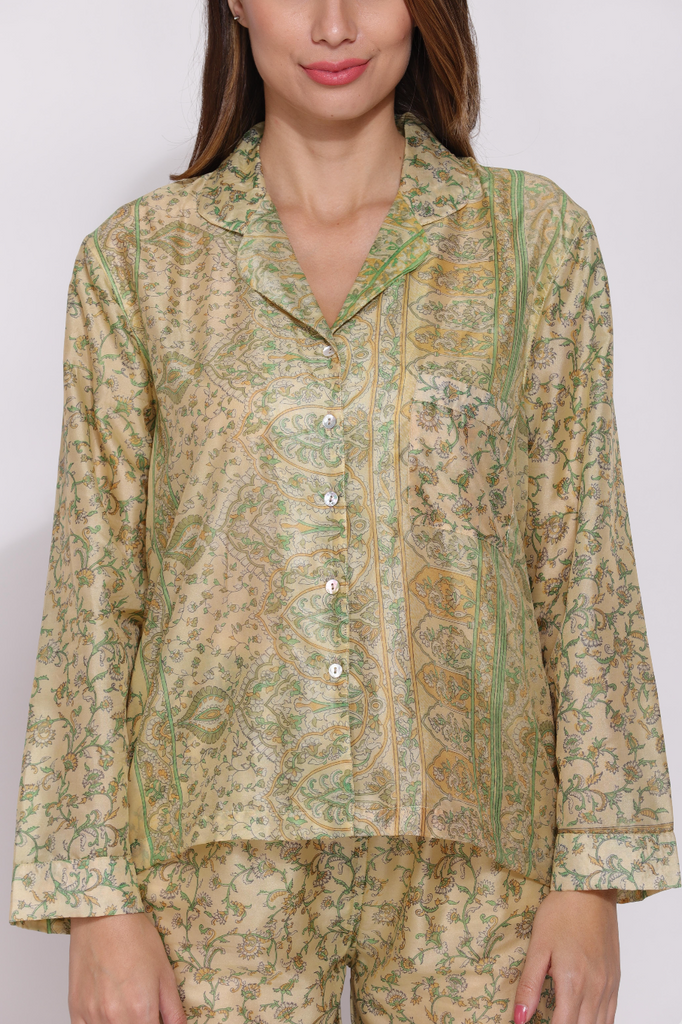 Recycled Silk Sari Pyjamas 007
