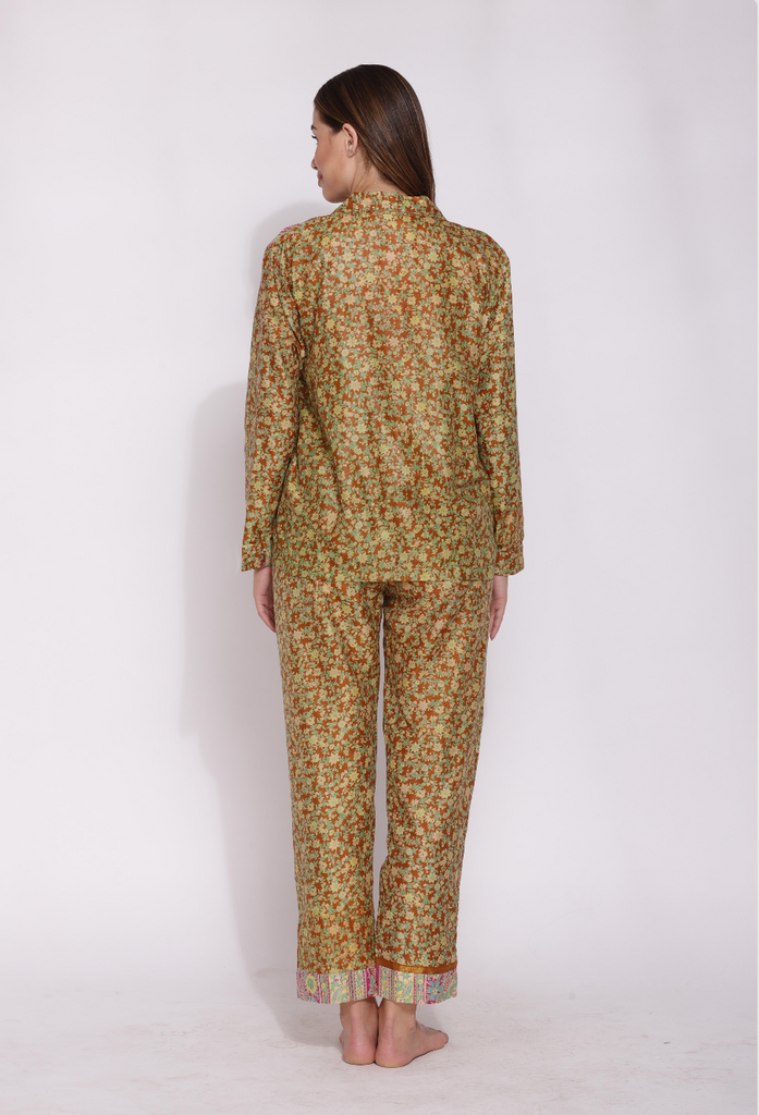Recycled Silk Sari Pyjamas 014