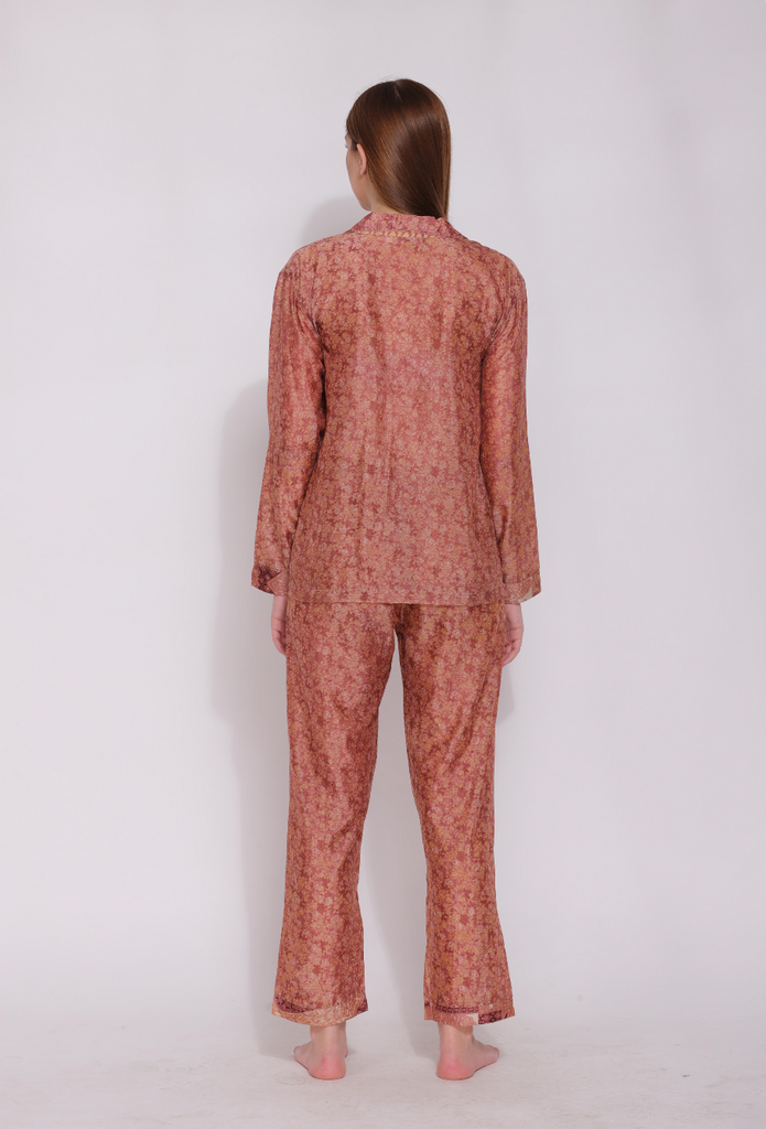 Recycled Silk Sari Pyjamas 011