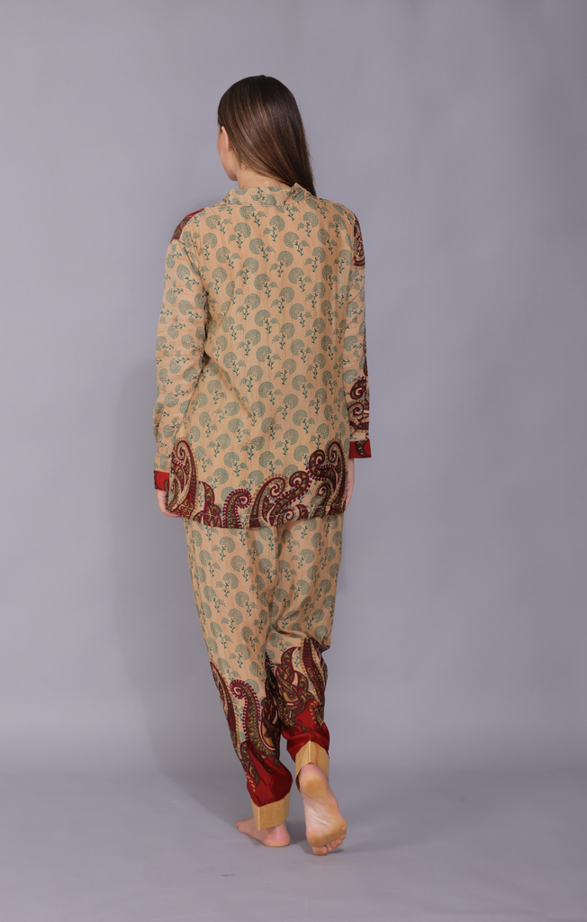 Recycled Silk Sari Pyjamas 036