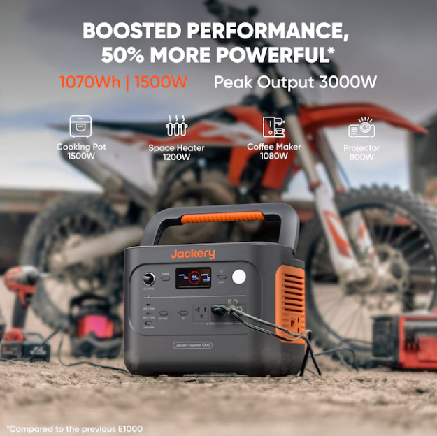Explorer 1000 v2 (New Version) 1500 -Watts Portable Power Station