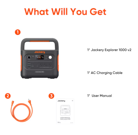 Explorer 1000 v2 (New Version) 1500 -Watts Portable Power Station