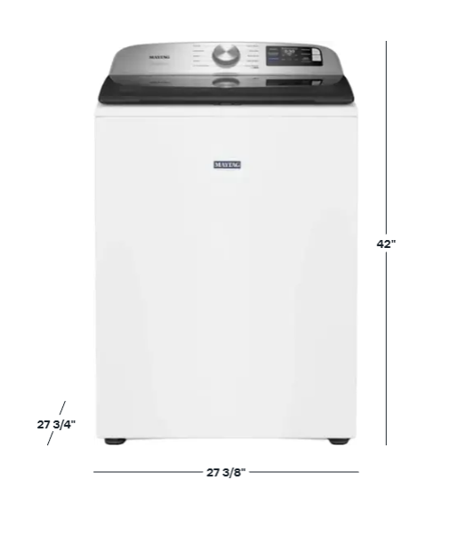 5.3 Cu. Ft. High-Efficiency Smart Top-Load Washer