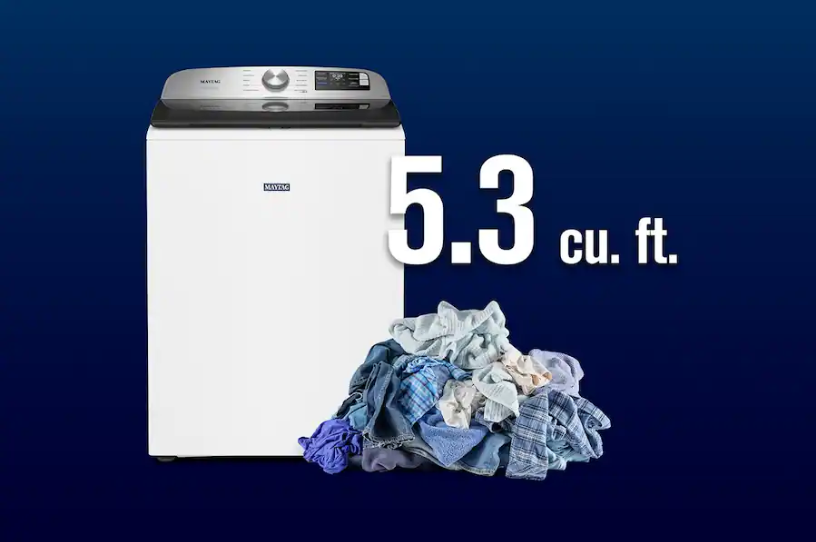 5.3 Cu. Ft. High-Efficiency Smart Top-Load Washer