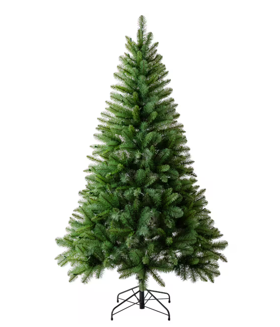 6ft. Pre-Lit Windham Spruce Artificial Christmas Tree, Warm White LED Lights
