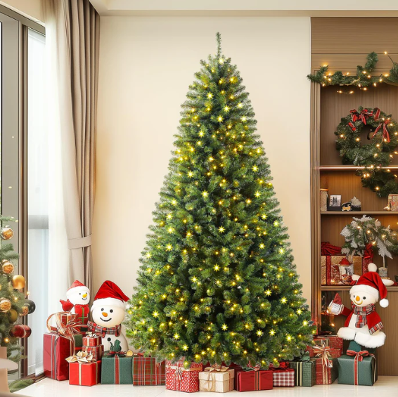 Classic Blue Spruce Artificial Christmas Tree with RGB Lights | 90+ Light Effects | 6 Sizes Available | Remote Control