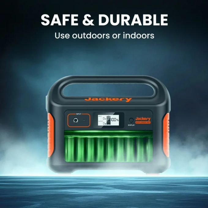 Portable Power Station Explorer 500 and 5m Extension Cord