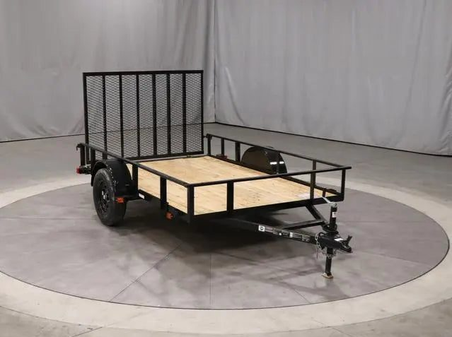 6×10 Single Axle Utility Trailer – Wood Floor & LED Lights