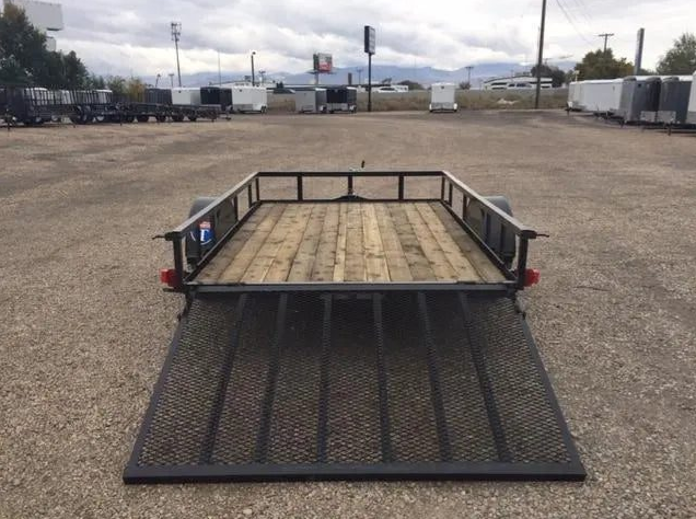 6×10 Single Axle Utility Trailer – Wood Floor & LED Lights