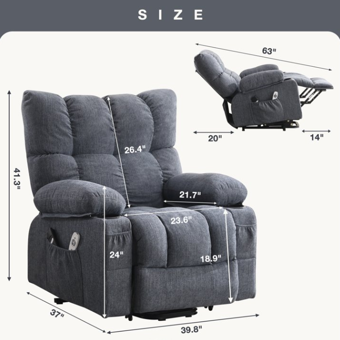 Power Lift Recliner Chair