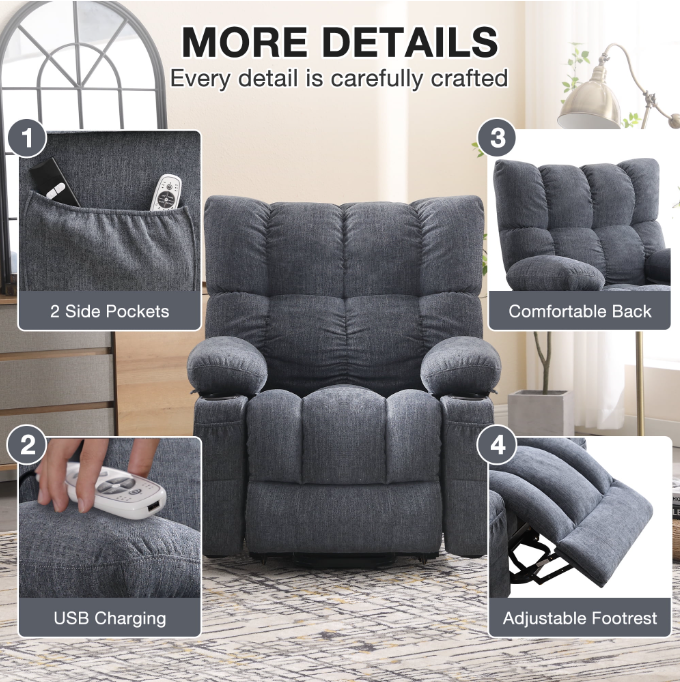 Power Lift Recliner Chair