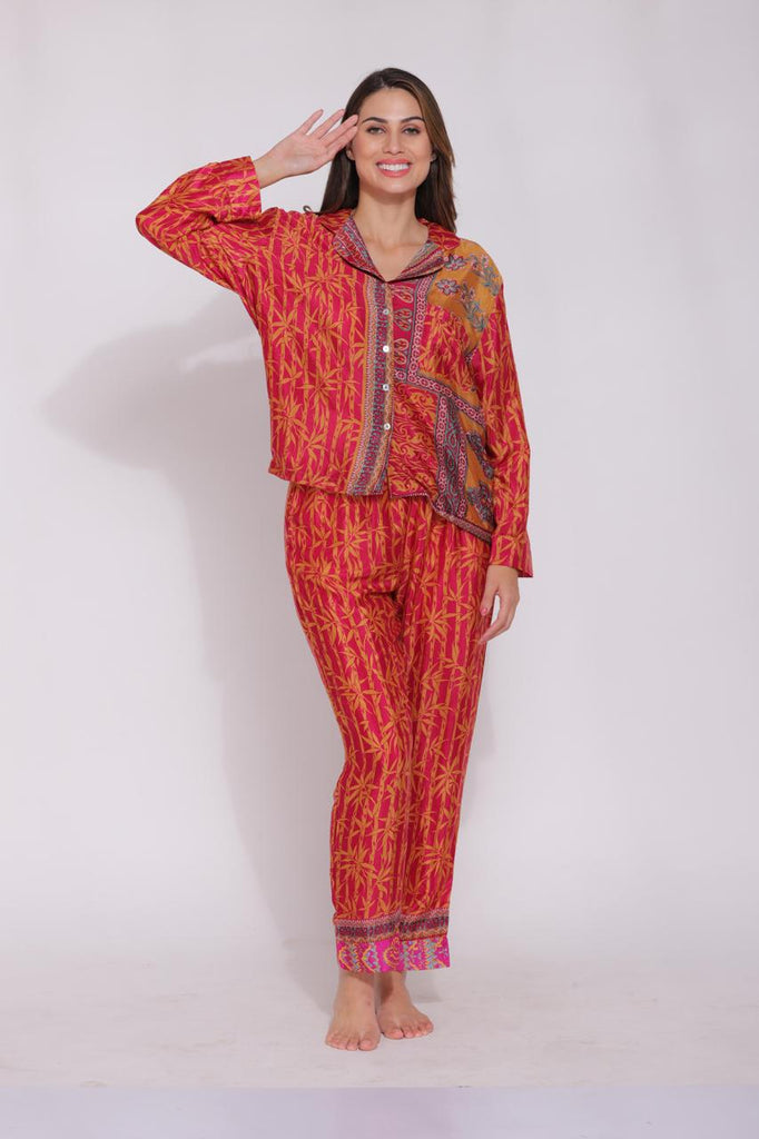 Recycled Silk Sari Pyjamas 006