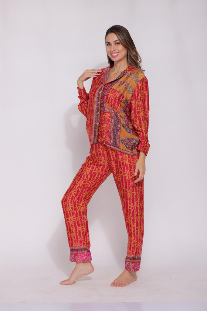 Recycled Silk Sari Pyjamas 006