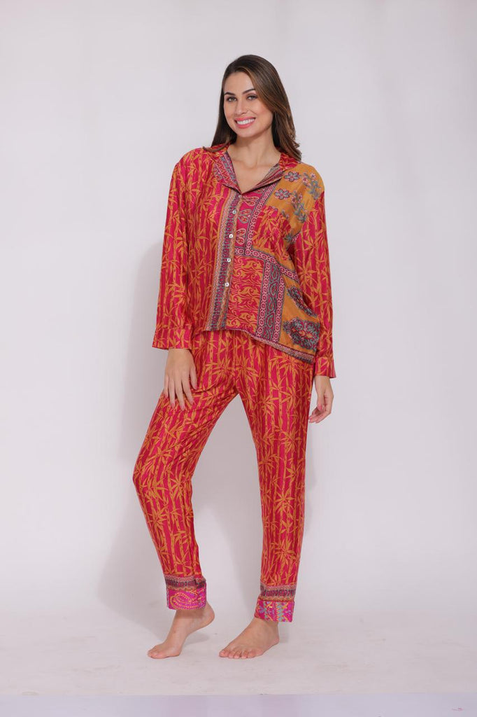 Recycled Silk Sari Pyjamas 006