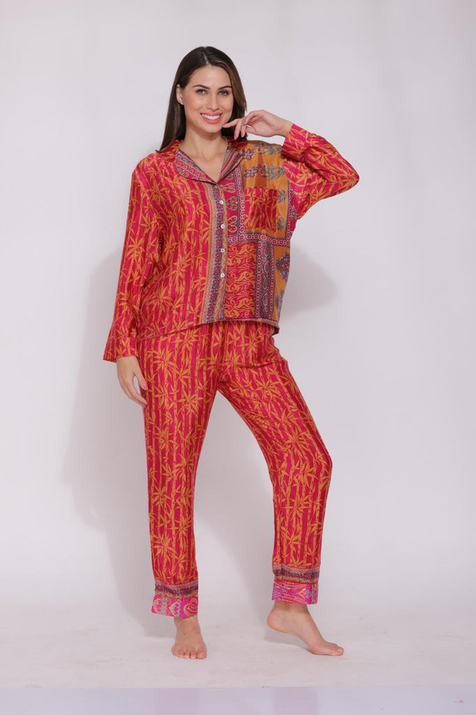 Recycled Silk Sari Pyjamas 006