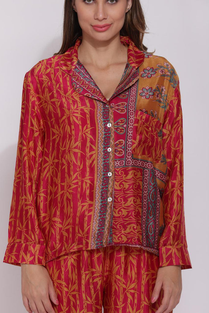 Recycled Silk Sari Pyjamas 006