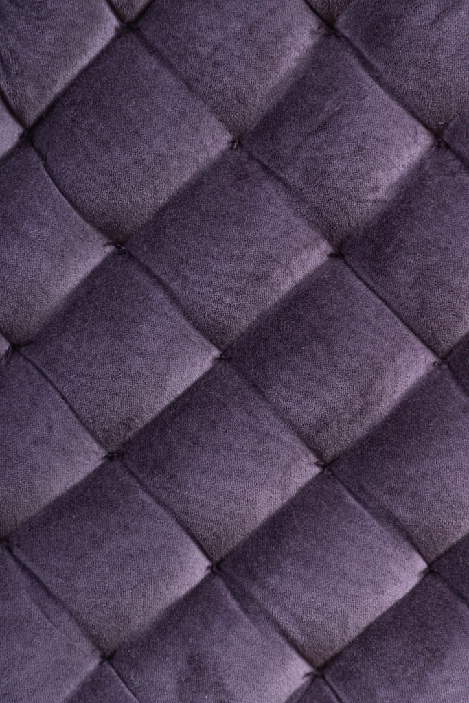 Charcoal Grey Velvet Seat Pad
