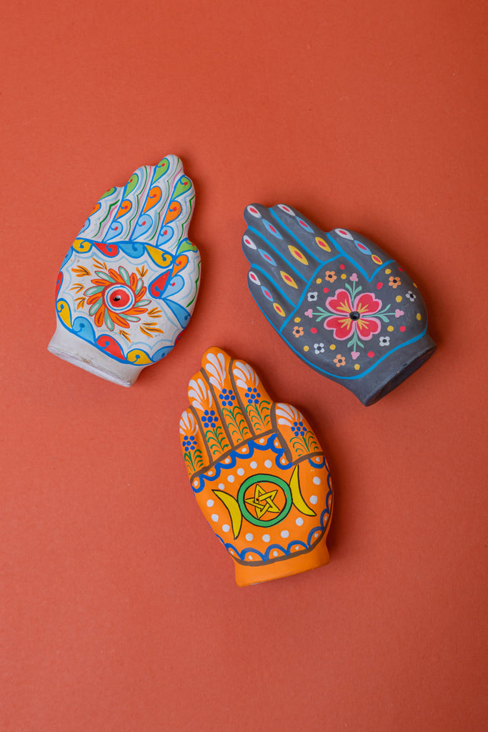 Hand Painted Designs Hand Clay Ash Catchers | Birch&Yarn
