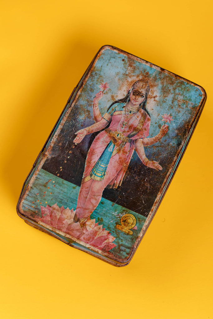 Lakshmi Printed Vintage Iron Box
