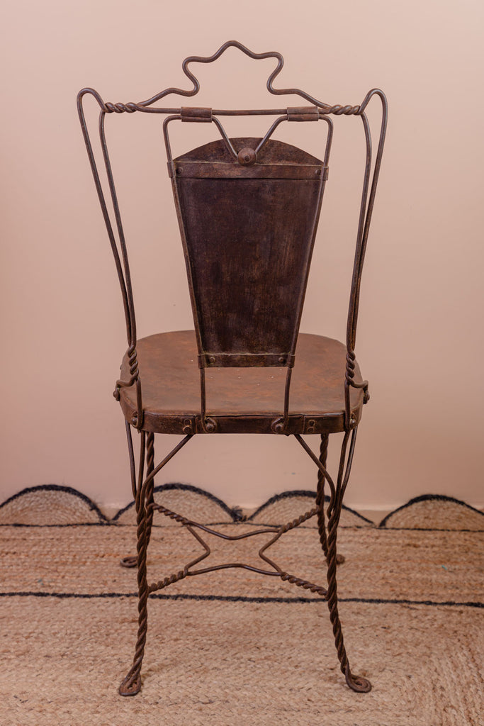 Rusted Vintage Iron Chair