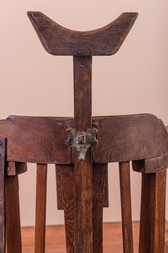 Antique Wooden Arm-Barber Chair