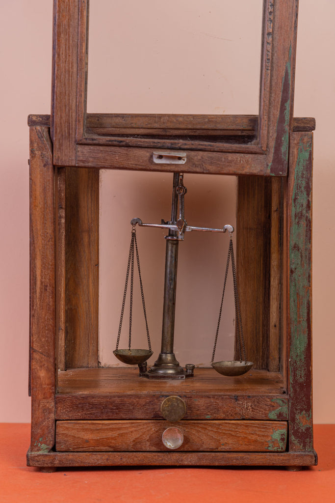 Antique Jeweller Wooden Weighing Scale | Birch&Yarn