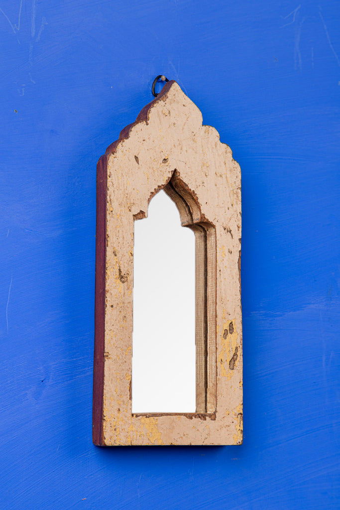 Vintage Arched Wooden Mirror -150
