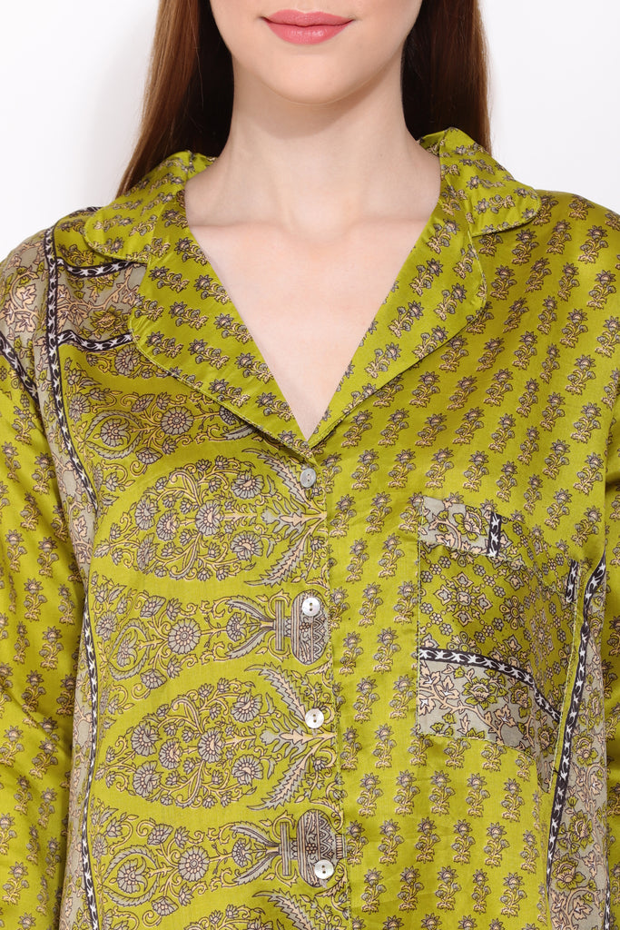 Recycled Silk Sari Nightshirt 008