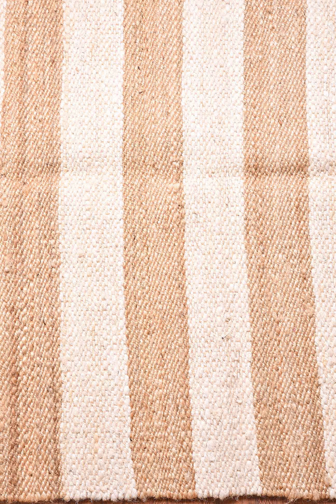 Striped Handwoven Jute Rug
