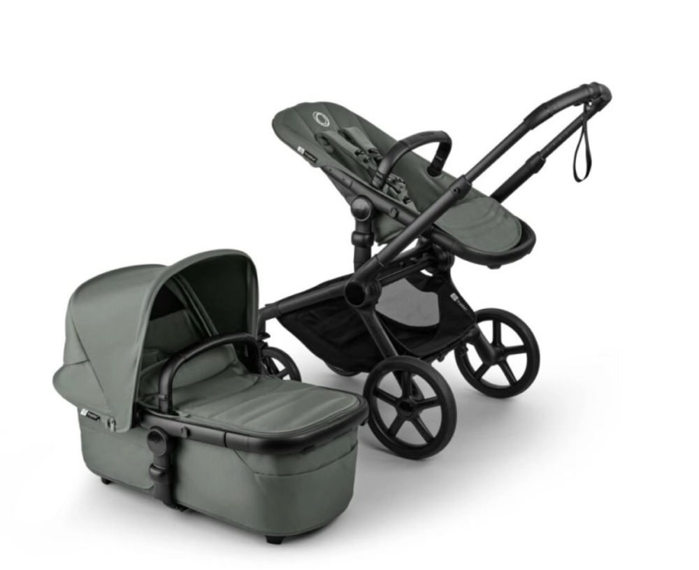 Bugaboo Fox 5 Renew Complete Pushchair - Black/Forest Green